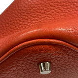 エルメス HERMES ピコタンロックMM □R刻 ルージュピヴォワンヌ シルバー金具 トリヨンクレマンス レディース ハンドバッグ