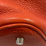 エルメス HERMES ピコタンロックMM □R刻 ルージュピヴォワンヌ シルバー金具 トリヨンクレマンス レディース ハンドバッグ