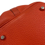 エルメス HERMES ピコタンロックMM □R刻 ルージュピヴォワンヌ シルバー金具 トリヨンクレマンス レディース ハンドバッグ