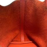 エルメス HERMES ピコタンロックMM □R刻 ルージュピヴォワンヌ シルバー金具 トリヨンクレマンス レディース ハンドバッグ