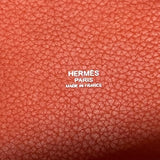 エルメス HERMES ピコタンロックMM □R刻 ルージュピヴォワンヌ シルバー金具 トリヨンクレマンス レディース ハンドバッグ
