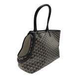 ゴヤール GOYARD シアン・グリ 小型犬用バッグ ブラック ゴヤールディンキャンバス ユニセックス トートバッグ