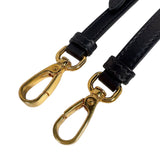 プラダ PRADA パニエ 1BA212 ブラック　ゴールド金具 サフィアーノレザー レディース ショルダーバッグ