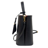 プラダ PRADA パニエ 1BA212 ブラック　ゴールド金具 サフィアーノレザー レディース ショルダーバッグ