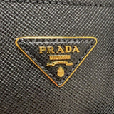 プラダ PRADA パニエ 1BA212 ブラック　ゴールド金具 サフィアーノレザー レディース ショルダーバッグ