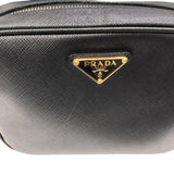 プラダ PRADA カメラバッグ BP0173 ブラック サフィアーノレザー レディース ショルダーバッグ