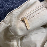 シャネル CHANEL ドーヴィル　チェーントートMM A67001 ネイビー デニム　GD金具　 レディース ハンドバッグ