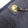 シャネル CHANEL ドーヴィル　チェーントートMM A67001 ネイビー デニム　GD金具　 レディース ハンドバッグ