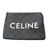 セリーヌ CELINE コインケース 10C662 タン トリオンフレザー ユニセックス コインケース