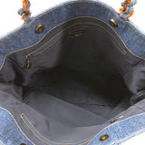 シャネル CHANEL ココマーク デニム トートバッグ ブルー デニム/プラスチック レディース トートバッグ