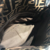 フェンディ FENDI ズッカマンマバケットバッグ ブラウン ジャガードキャンバス/レザー レディース ショルダーバッグ