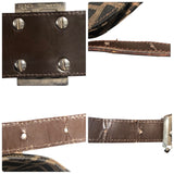 フェンディ FENDI ズッカマンマバケットバッグ ブラウン ジャガードキャンバス/レザー レディース ショルダーバッグ