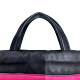 グッチ GUCCI ロゴプリント　ドローストリングナップサック 516639 ピンク レザー レディース リュック・デイパック