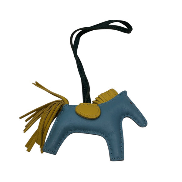 エルメス HERMES ロデオPM A刻（2017年製） セレスト・ライム・マラカイト アニョーミロ レディース チャーム