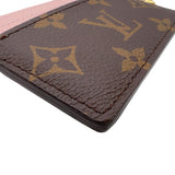 ルイ・ヴィトン LOUIS VUITTON ポルト カルト･LV チャーム M82739 ブラウン　ゴールド金具 モノグラム レディース カードケース