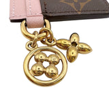 ルイ・ヴィトン LOUIS VUITTON ポルト カルト･LV チャーム M82739 ブラウン　ゴールド金具 モノグラム レディース カードケース
