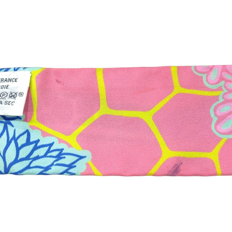 エルメス HERMES ツイリー THE THREE GRACES ピンク シルク レディース