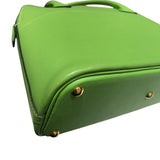 エルメス HERMES ボリード27 □C刻 アップルグリーン　GD金具 ガリバー レディース ハンドバッグ