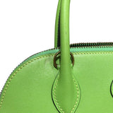 エルメス HERMES ボリード27 □C刻 アップルグリーン　GD金具 ガリバー レディース ハンドバッグ