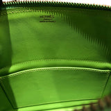 エルメス HERMES ボリード27 □C刻 アップルグリーン　GD金具 ガリバー レディース ハンドバッグ