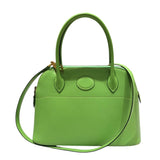 エルメス HERMES ボリード27 □C刻 アップルグリーン　GD金具 ガリバー レディース ハンドバッグ