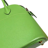 エルメス HERMES ボリード27 □C刻 アップルグリーン　GD金具 ガリバー レディース ハンドバッグ