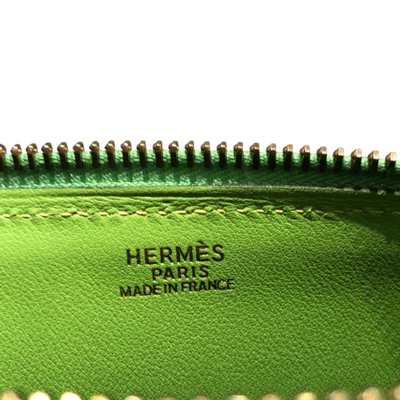エルメス HERMES ボリード27 □C刻 アップルグリーン GD金具 ガリバー