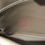 エルメス HERMES ケリー25 K刻 エトゥープ ゴールド金具 トゴ レディース ハンドバッグ