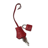 エルメス HERMES バーキン30 □M刻印 ルージュヴィフ シルバー金具 オーストリッチ レディース ハンドバッグ