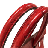 エルメス HERMES バーキン30 □M刻印 ルージュヴィフ シルバー金具 オーストリッチ レディース ハンドバッグ