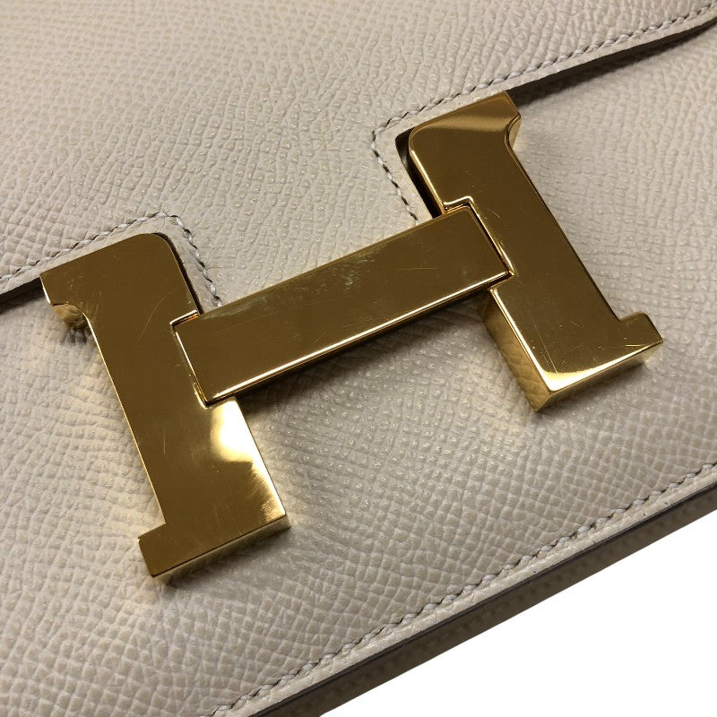 エルメス HERMES コンスタンス3ミニ B刻　(2023年製) クレ ゴールド金具 ヴォーエプソン レディース ショルダーバッグ エルメス HERMES コンスタンス3ミニ B刻 (2023年製) クレ ゴールド金具
