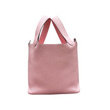 エルメス HERMES ピコタンロックPM W刻印 ローズサクラ×SV金具 トリヨンクレマンス レディース ハンドバッグ