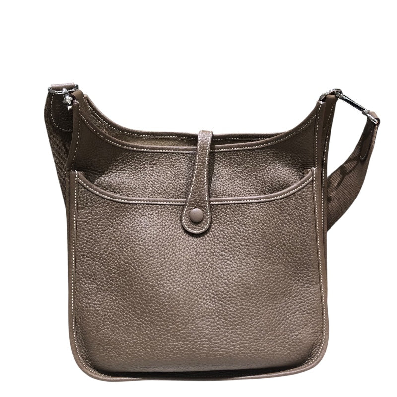 エルメス HERMES エヴリン3PM Z刻 エトゥープ　SV金具 トリヨン レディース ショルダーバッグ エルメス HERMES エヴリン3PM Z刻 エトゥープ SV金具 トリヨン