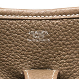 エルメス HERMES エヴリン3PM Z刻 エトゥープ　SV金具 トリヨン レディース ショルダーバッグ