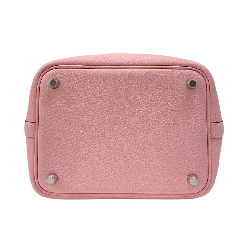 エルメス HERMES ピコタンロックPM K刻 ローズサクラ シルバー金具