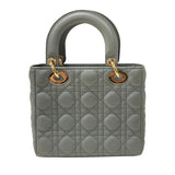クリスチャン・ディオール Christian Dior レディディオール スモール M0538QNGE グレー カナージュラム レディース ハンドバッグ