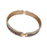 エルメス HERMES オランプバングル ピンク/ゴールド メタル/PG ジュエリー