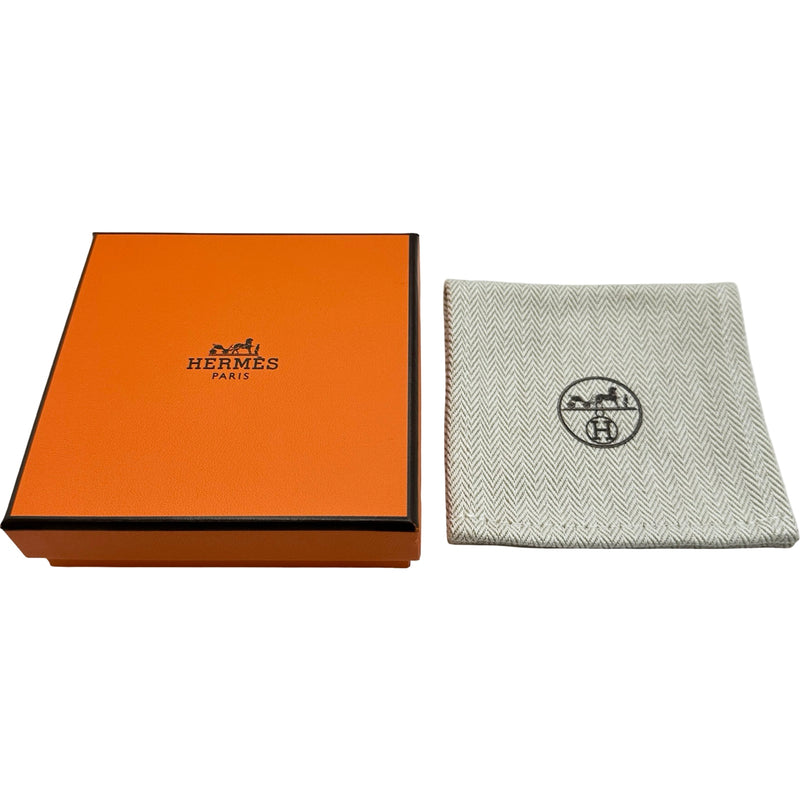 エルメス HERMES オランプ バングル ピンクゴールド リザード/メタル