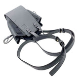 ロエベ LOEWE ハンモック ドローストリングミニ A538V07X15 グレー×GD金具 ペプルカーフ レディース ショルダーバッグ