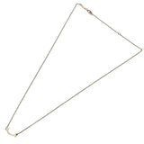 ティファニー TIFFANY＆CO Tスマイルネックレスミニ ピンクゴールド Au750 ジュエリー