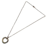 カルティエ Cartier トリニティネックレス5PD ゴールドxピンクゴールドxホワイトゴールド Au750 ジュエリー