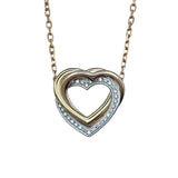 カルティエ Cartier トリニティハートネックレス ゴールドxピンクゴールドxホワイトゴールド Au750 ジュエリー