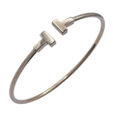 ティファニー TIFFANY＆CO Tワイヤーブレス ピンクゴールド Au750 ジュエリー