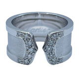 カルティエ Cartier C2ダイヤリング ホワイトゴールド 750 ジュエリー