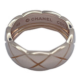 シャネル CHANEL ココクラッシュリングミディアム ピンクゴールド Au750 ジュエリー