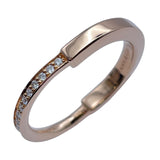 ティファニー TIFFANY＆CO ロックリング ピンクゴールド Au750 ジュエリー