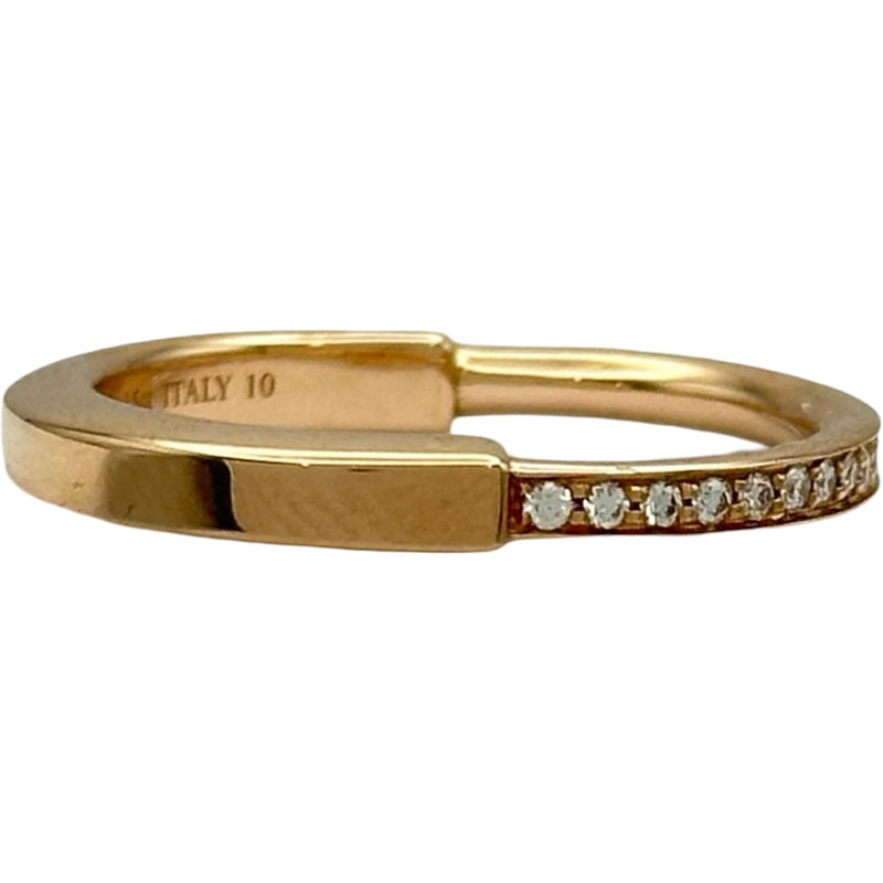 Tifana roco　リング加工ページ ティファニー TIFFANY＆CO ロックリング ピンクゴールド Au750