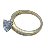 ティファニー TIFFANY＆CO チャネルセッティングダイヤリング ゴールドxプラチナ Pt950/750 ジュエリー