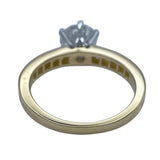 ティファニー TIFFANY＆CO チャネルセッティングダイヤリング ゴールドxプラチナ Pt950/750 ジュエリー