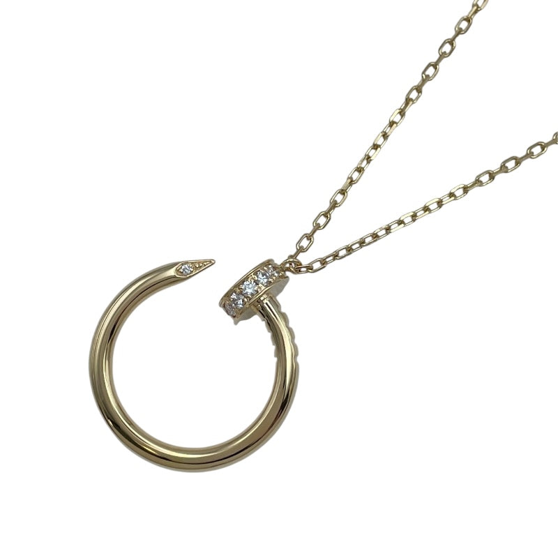 カルティエ Cartier ジュストアンクルダイヤネックレス ゴールド Au750